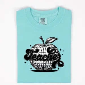 Teacher Disco Ball Apple Shirt