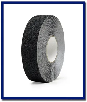 Tenacious E3500 Safety Track Heavy Duty Black Anti-Slip Tape (50mm x 20m) - 1 Roll