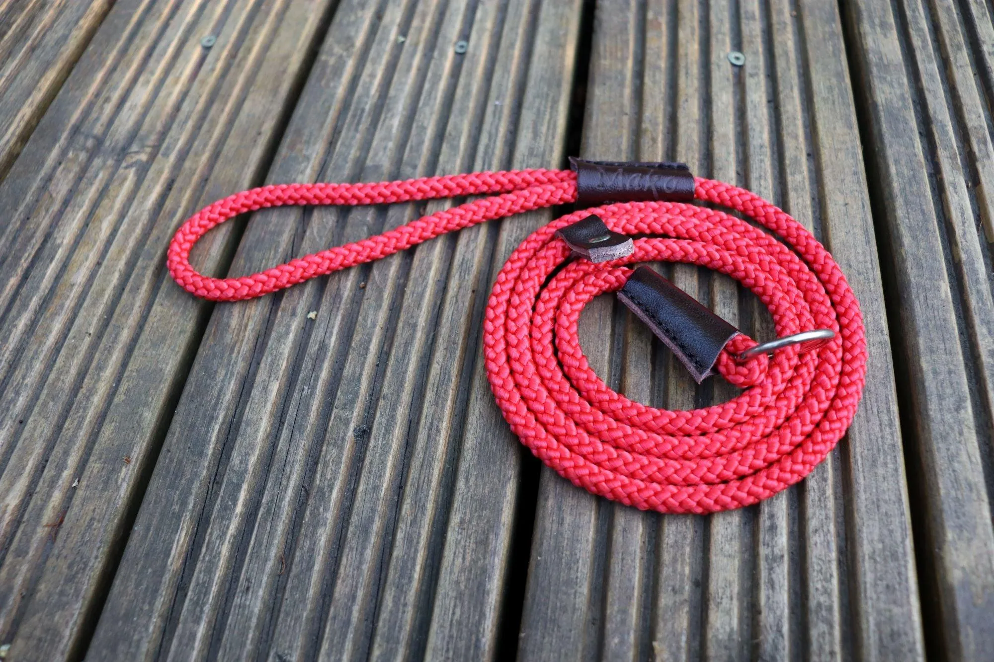 Thin Rope Slip Lead for Dogs - 1.4m Long