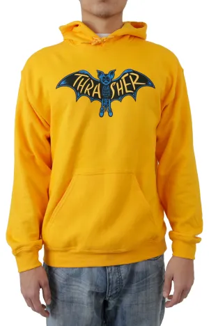 Thrasher Bat Gold Hoodie