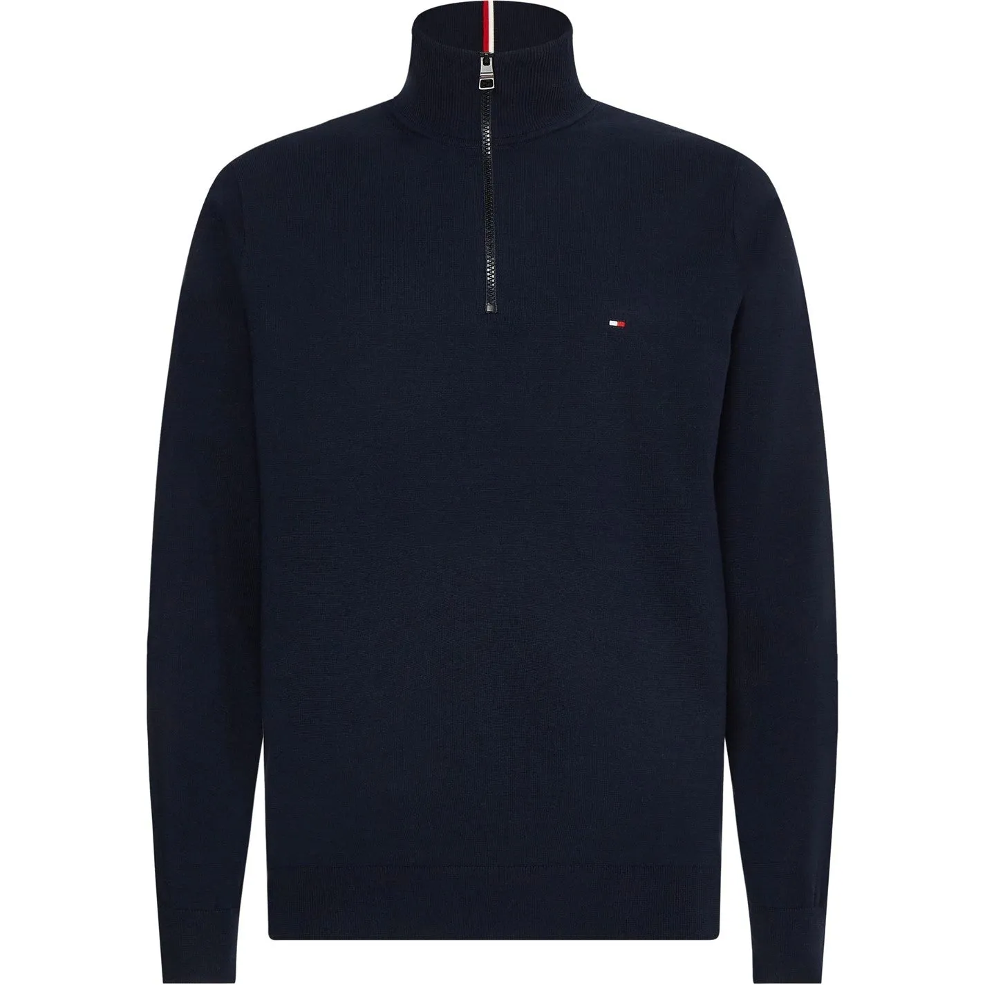 Tommy Hilfiger - 1985 Zip Mock Turtleneck Jumper - Desert Sky