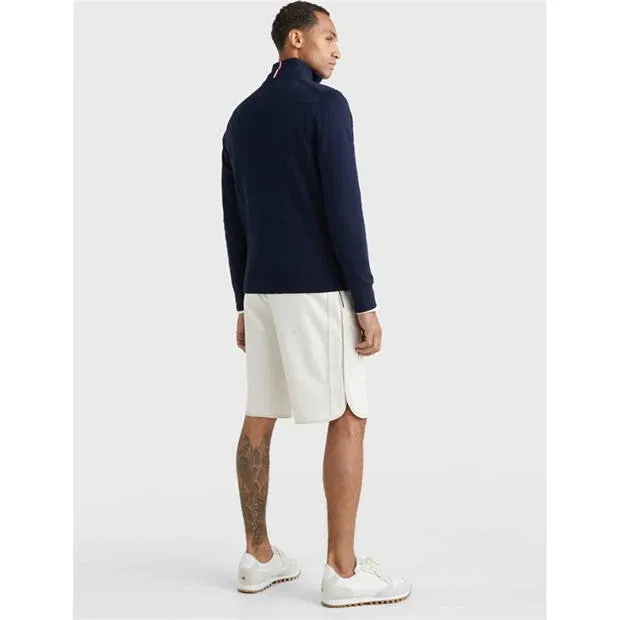 Tommy Hilfiger - 1985 Zip Mock Turtleneck Jumper - Desert Sky