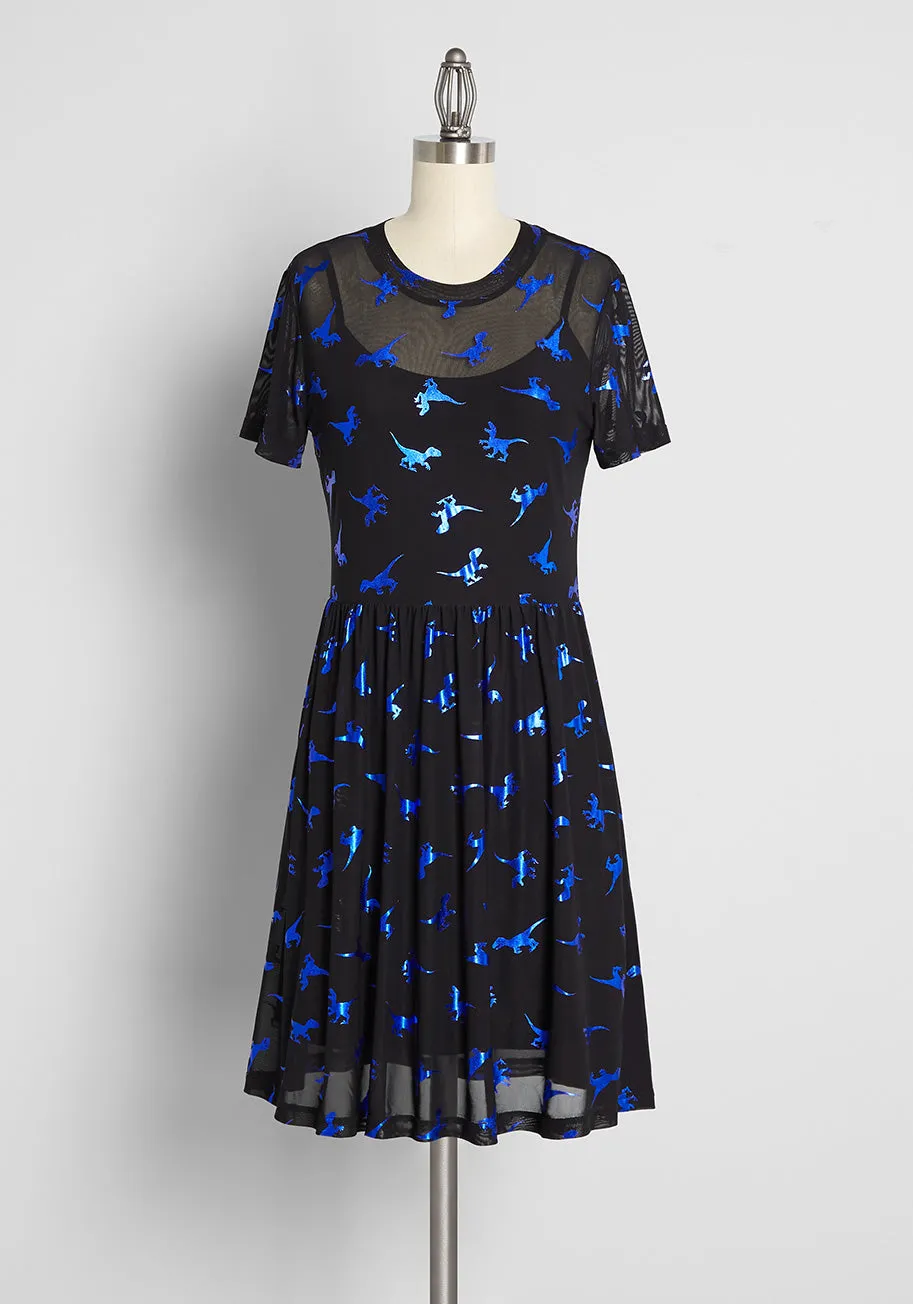 Veloci-rapture Fit and Flare Dress