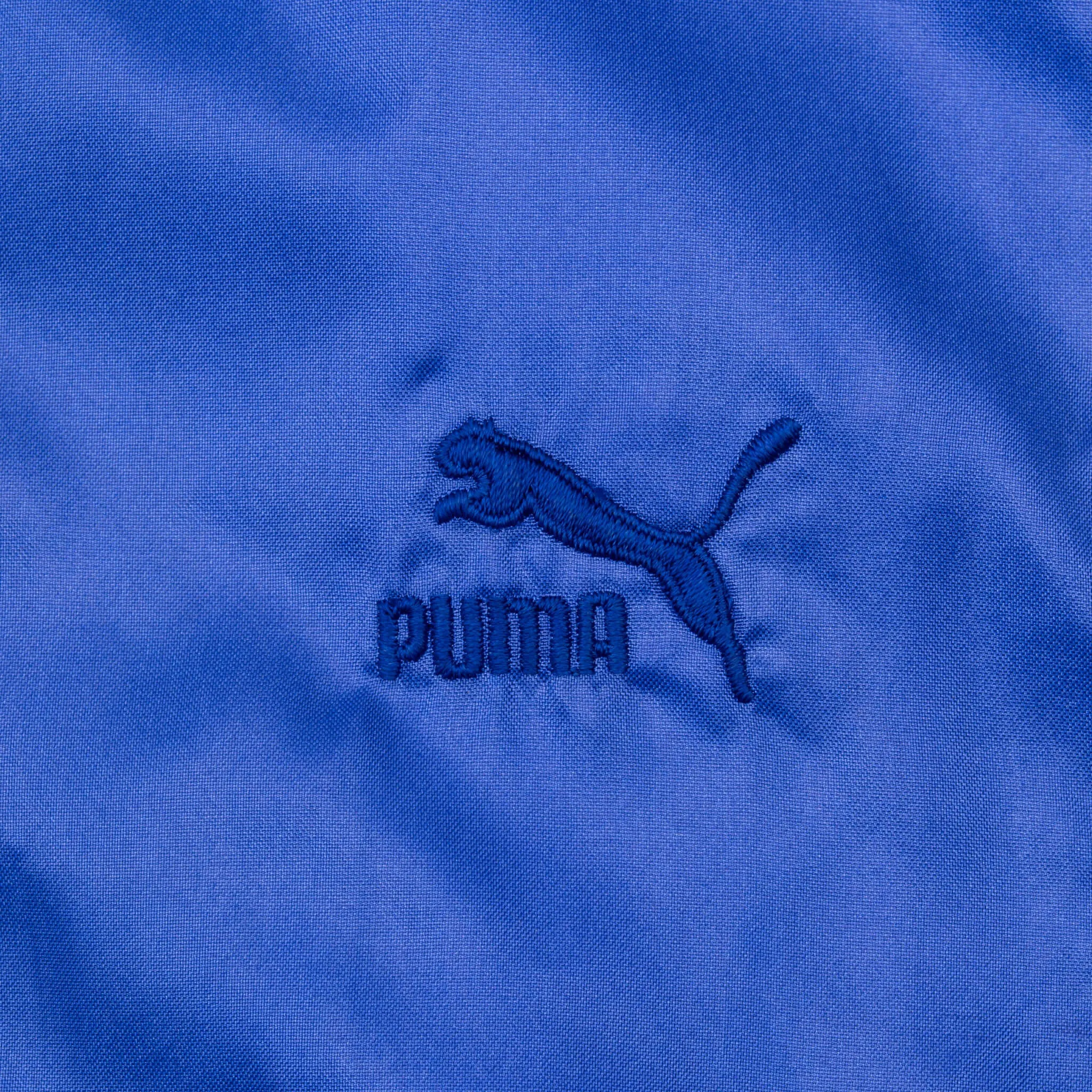 VINTAGE PUMA BLUE WINDBREAKER JACKET 1980S MEDIUM