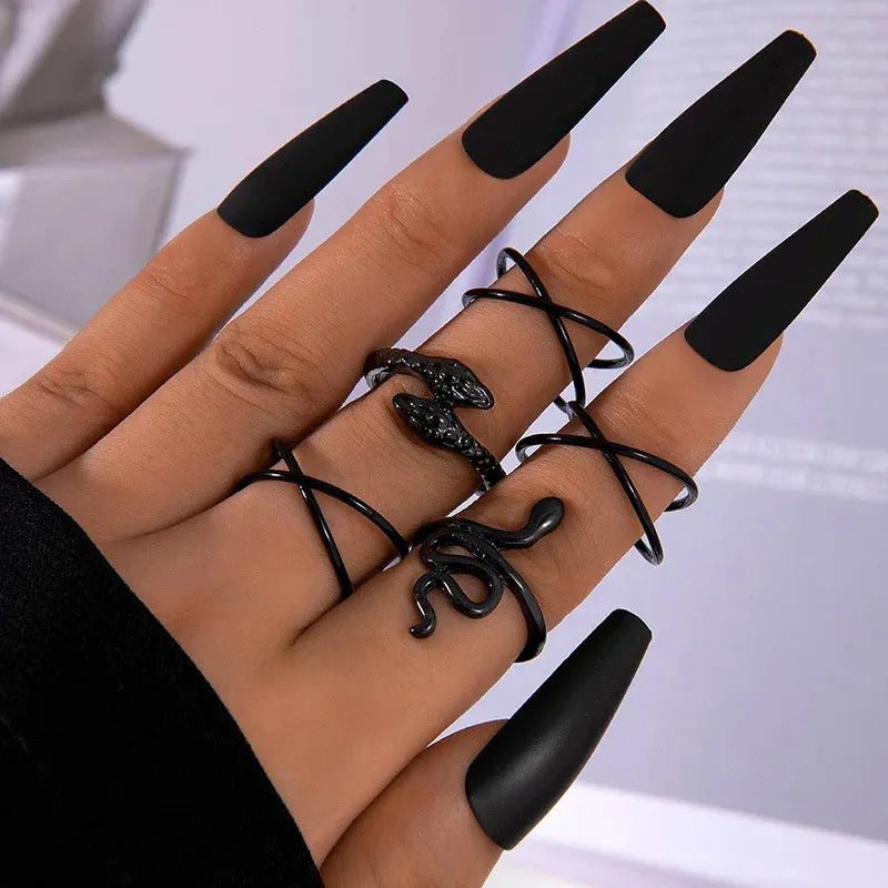 Vintage Snake Knuckle Rings