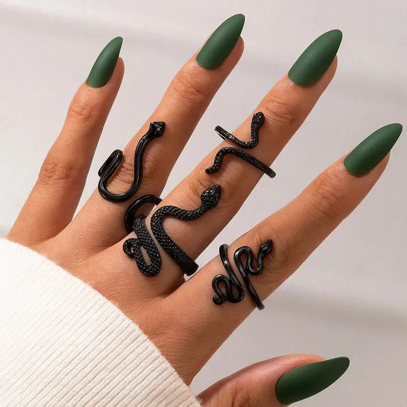 Vintage Snake Knuckle Rings