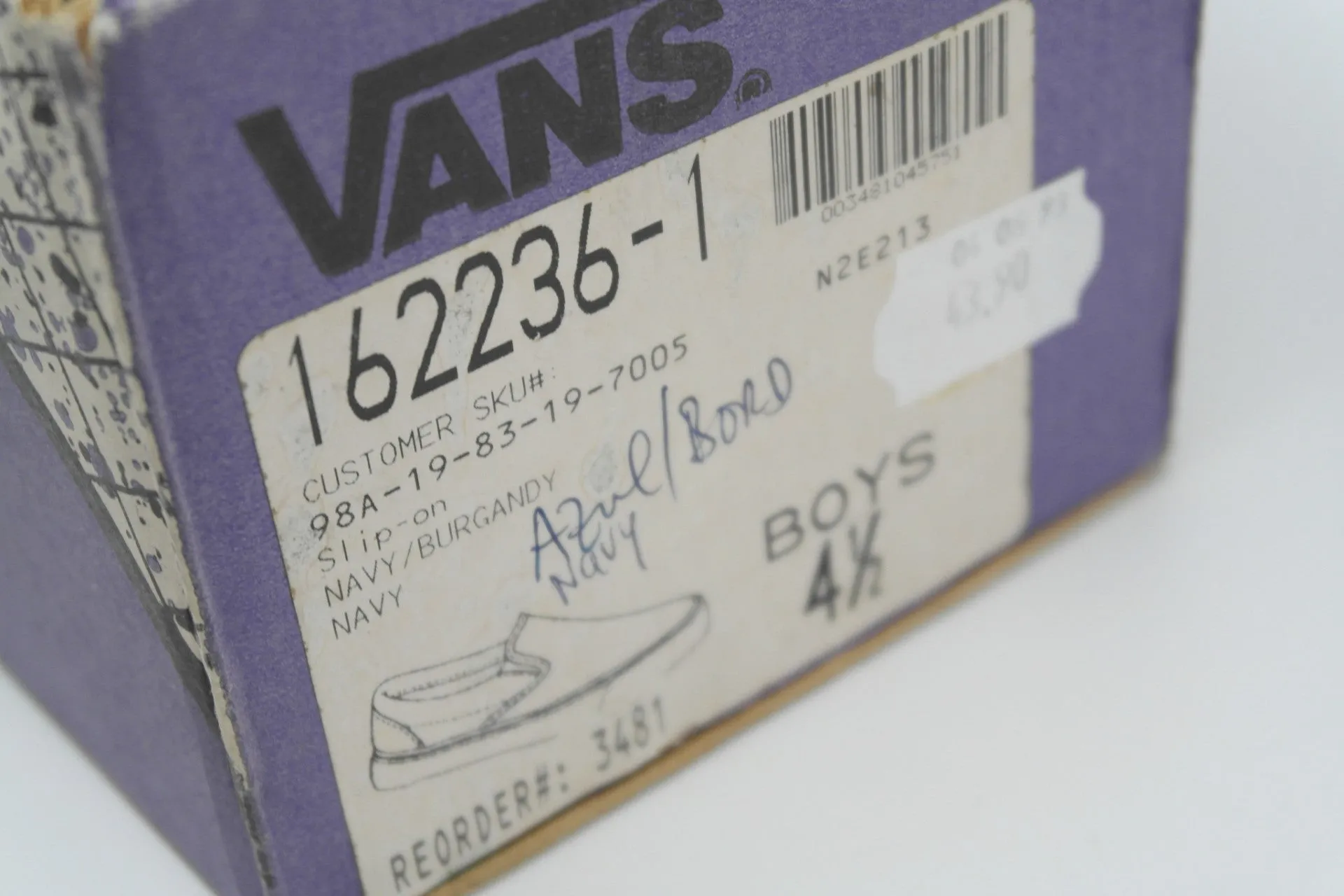 vintage vans style #98 ~ US4.5, US5