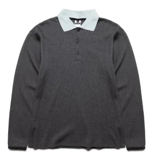 WAFFLE LONG SLEEVE GOLF SHIRT