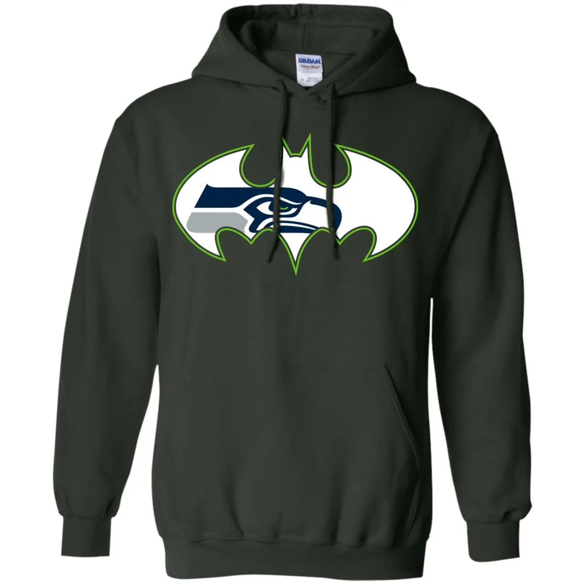 We Are The Seattle Seahawks Batman Nfl Mashup Pullover Hoodie Sweatshirt