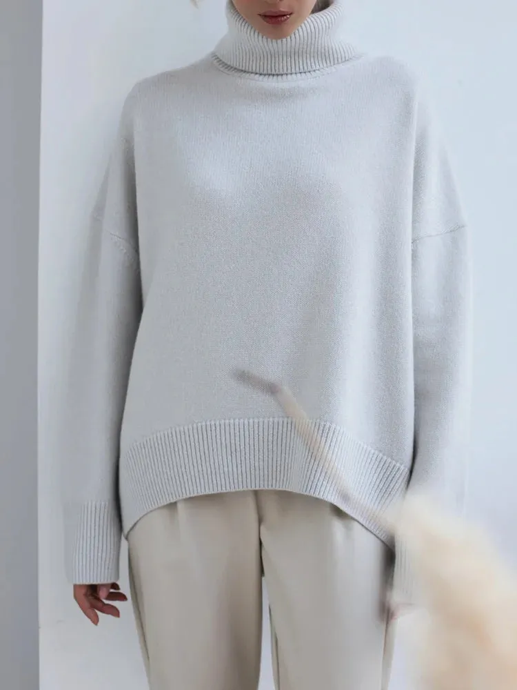 Wjczt outfit ideal Kyra Turtleneck Oversize Sweater