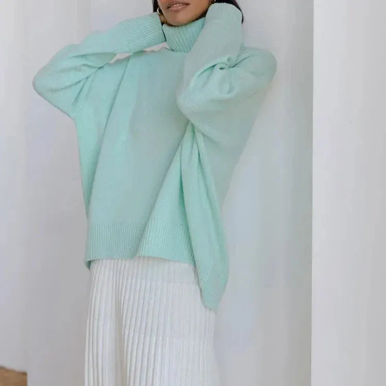 Wjczt outfit ideal Kyra Turtleneck Oversize Sweater