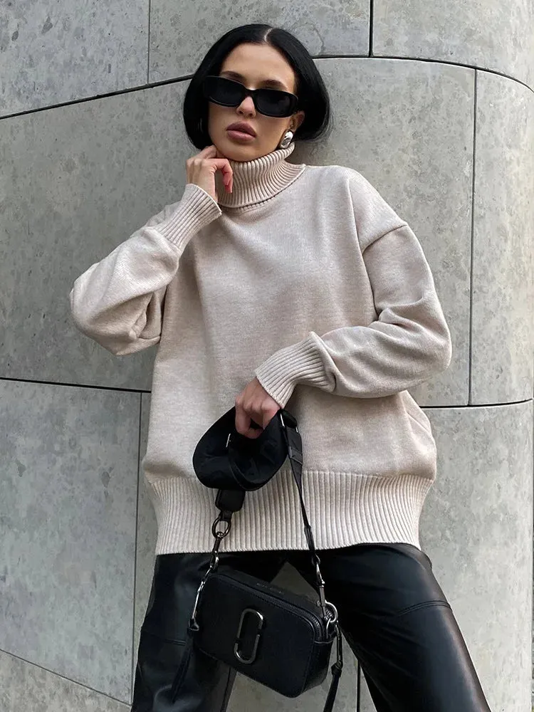 Wjczt outfit ideal Kyra Turtleneck Oversize Sweater