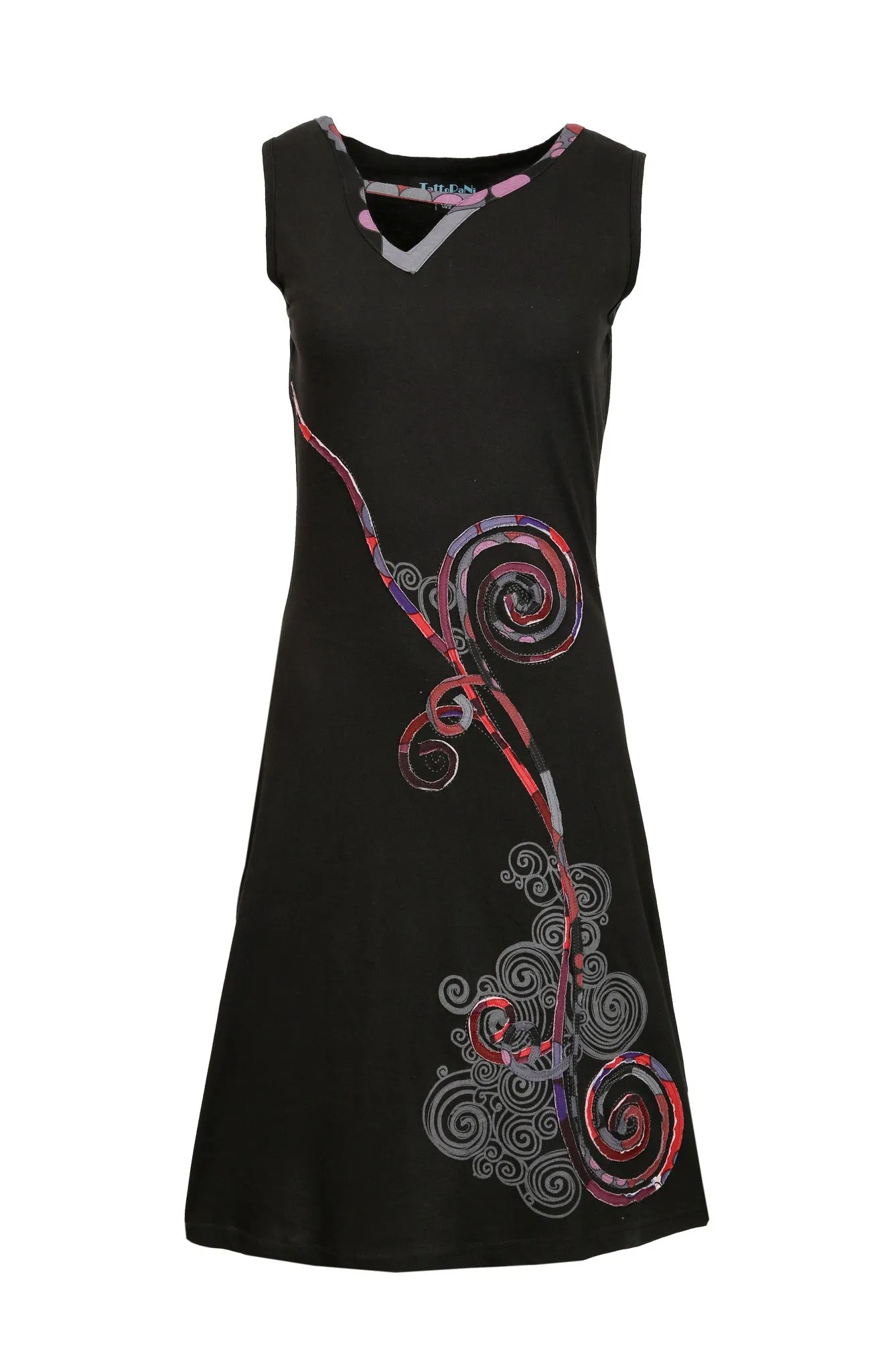 womens-summer-sleeveless-dress-with-colorful-spiral-print-design