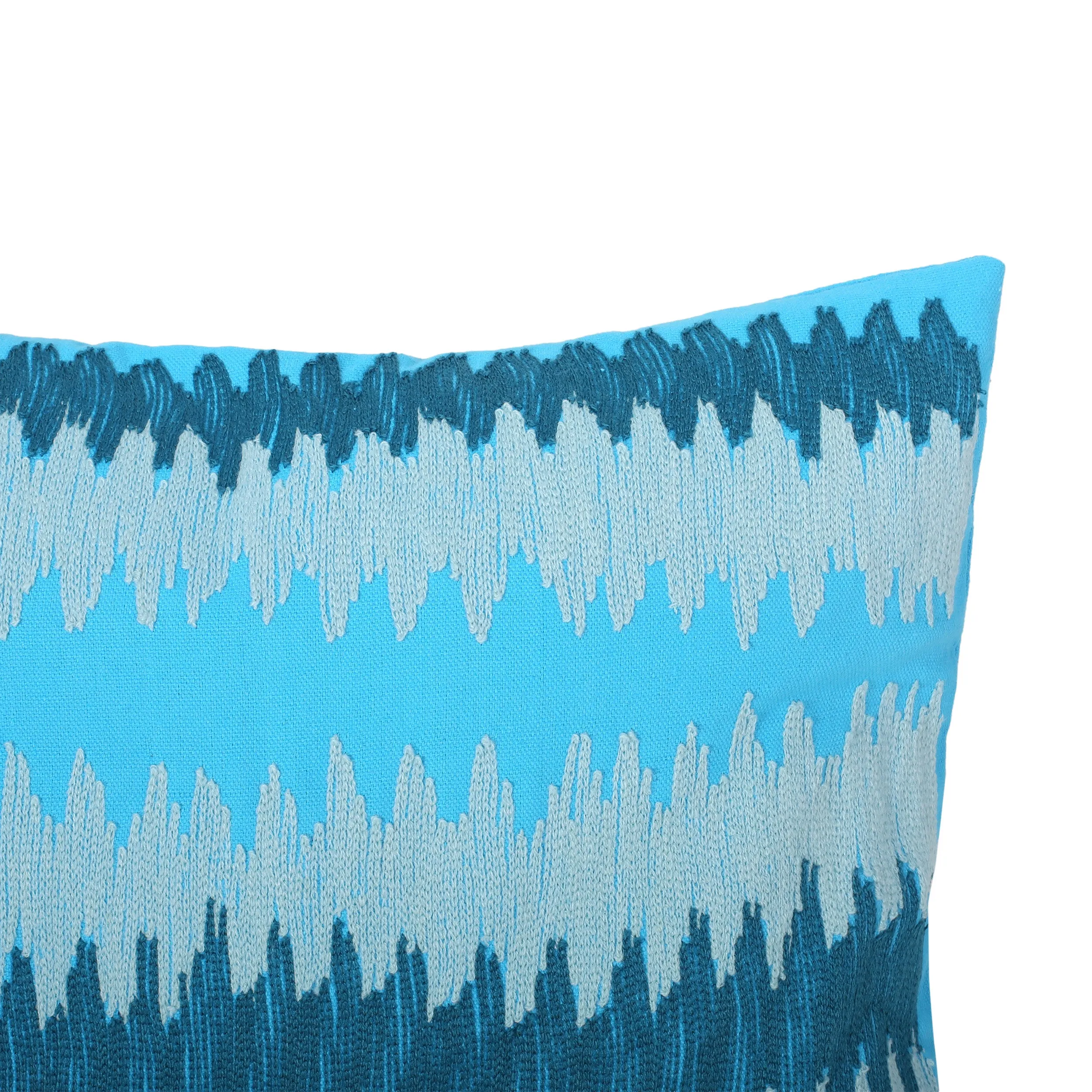 Yilia Modern Fabric Throw Pillow Cover, Teal