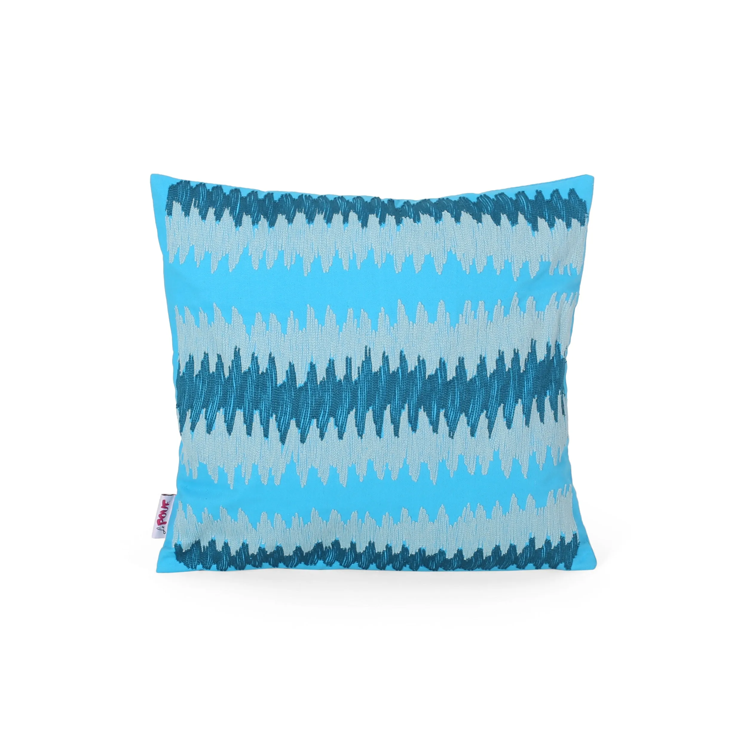 Yilia Modern Fabric Throw Pillow Cover, Teal